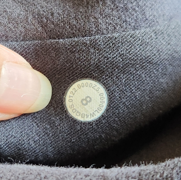 Lululemon Scuba Full Zip Hoodie Heritage 365 Camo Deep Coal Size 8 NWT - Picture 6 of 8